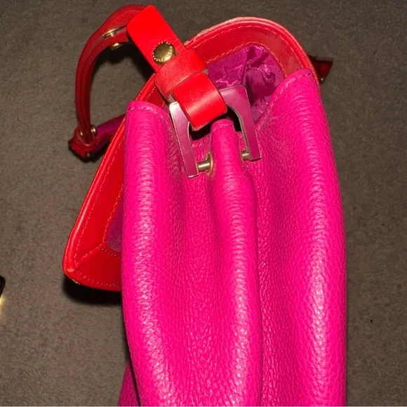 Marc Jacobs Vibrant Red and Pink Shoulder Bag - Picture 6 of 15